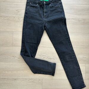 United Colors Of Benetton Charcoal Black Skinny Jeans